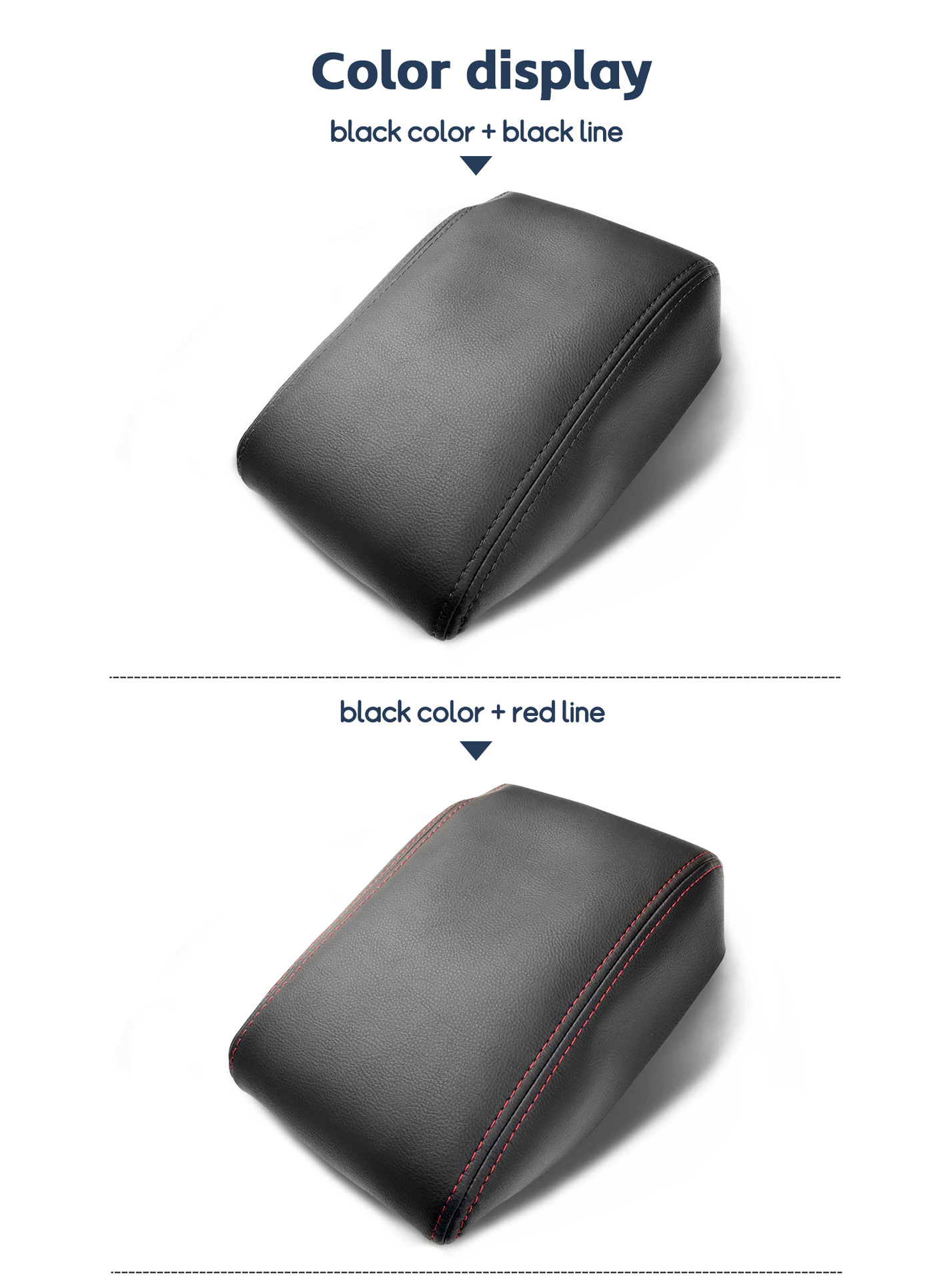Suitable for Vw Touran04-15 Volkswagen Touran Armrest Box Leather Cover Protective Cover Modification and Refurbishment Factory Supply