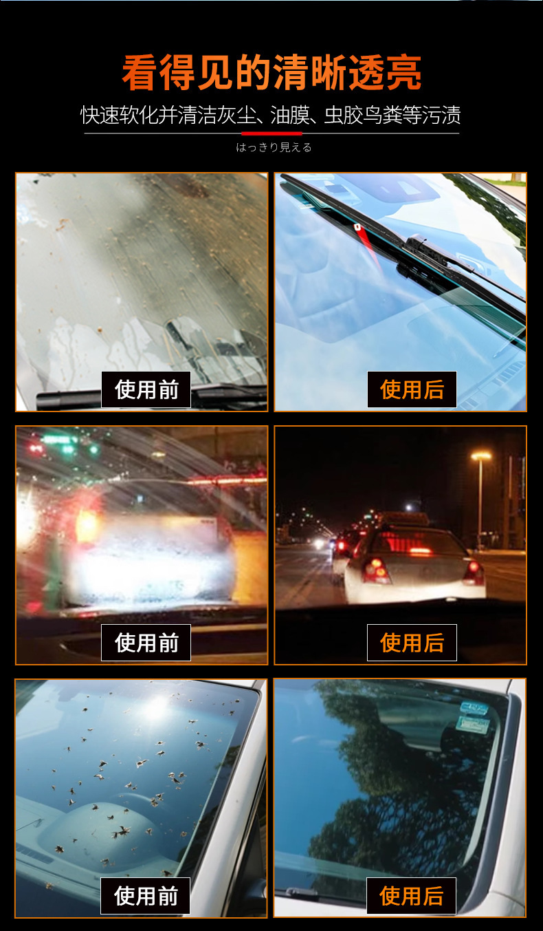Soft99 Anti-Freeze and Water-Repellent Glass Water Wiper Coating Glass Liquid Genuine Concentrated Wiper Essence Universal for All Seasons