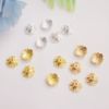 Beads, accessory, bracelet, pendant, 14 carat, golden color