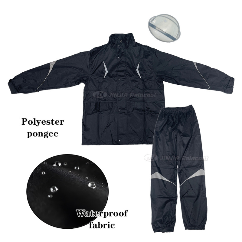 Customized Fashionable Motorcycle Cycling Clothing Thickened Durable Tight Waterproof Cycling Raincoat and Rain Pants Source Manufacturer Customized Fashionable Motorcycle Cycling Clothing Thickened Durable Tight Waterproof Cycling Raincoat and Rain Pants Source Manufacturer