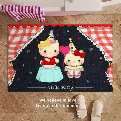 Avtomobil döşəmə paspasları Household Diatom Mud Floor Mat - party-hello-kitty-4060cm25mm-diatom-mud