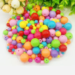 Завод оптовая торговля смешивание бисер акрил шарик DIY фрукты сахар двойной цвет шарик представлять акрил шарик