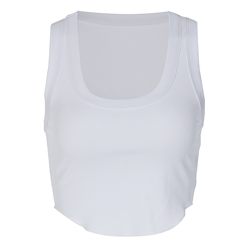 Women's Slim Crop Top Sexy Hot Girl Summer New Arrivals Casual Sleeveless Top for Women_ecoleips.com