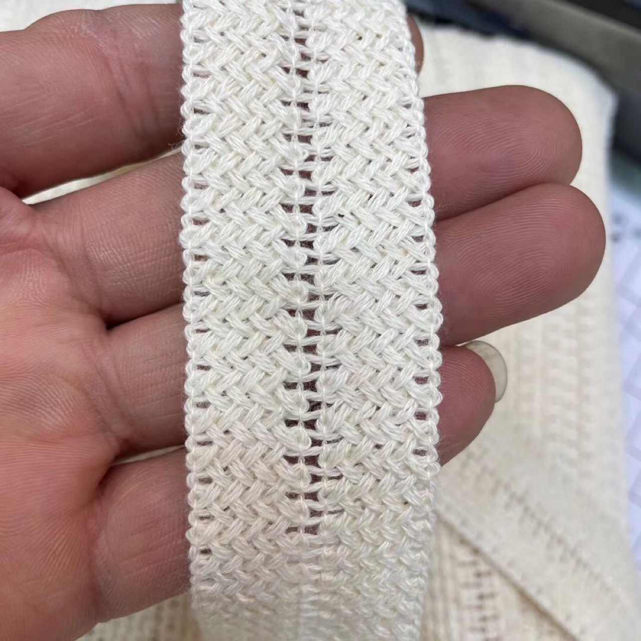 全棉花边包边带  黑白牙边女装包边织带侧边条花边服装辅料DIY详情5