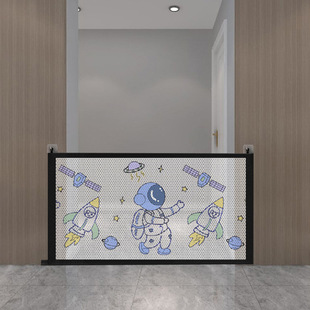 Punch-free children's indoor protective net stair protective door fence baby isolation net pet fence baby safety door