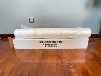 Paint furniture car protective film, masking tape and paper masking film, car repair and decoration protective cover, white for whole vehicle (Car paint protective film) - white-white-car-wrap-film-1-rollbox-19m-300m