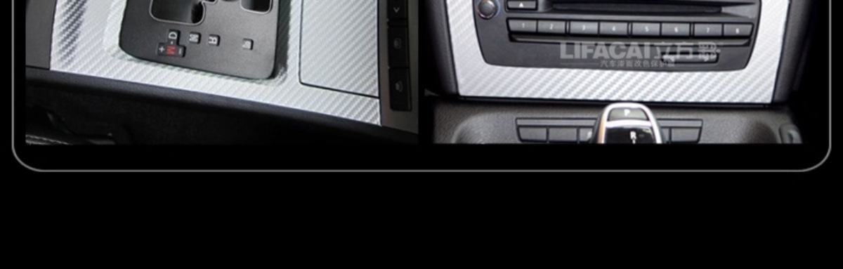 Car Silver Color Changing Film Gray Sticker Matte Silver Carbon Fiber Interior Self-Adhesive Motorcycle Car Clothing Film