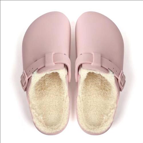 Factory cotton slippers for winter warm indoor mute couples large size home cotton slippers new style home simple and trendy