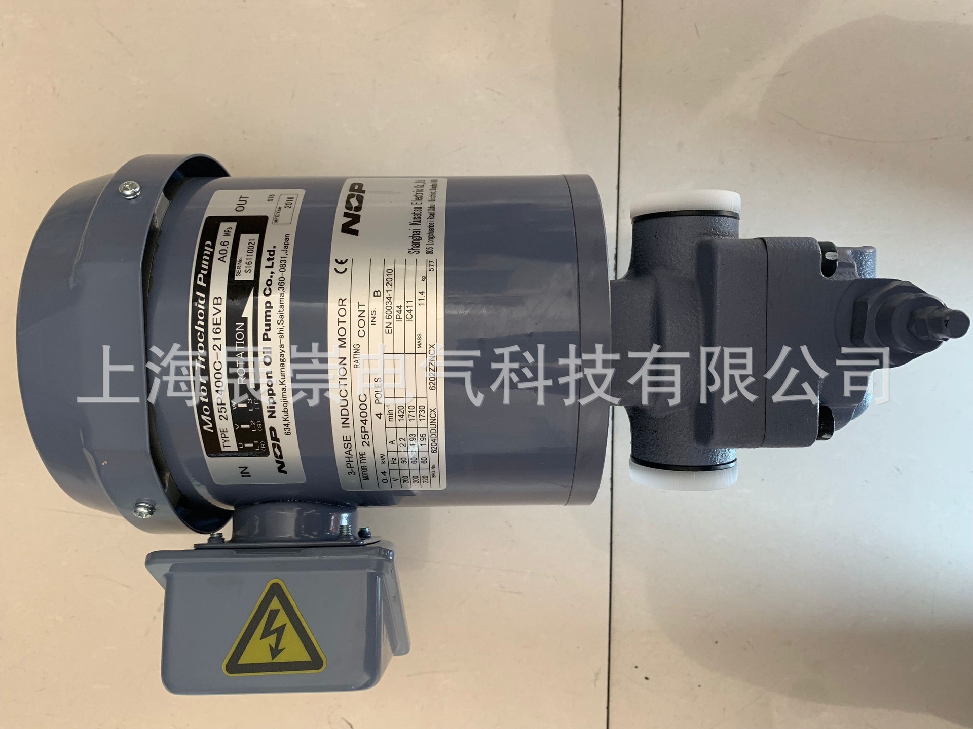 FELQ-8T0.4KW25P400C-208EVB日本NOP油泵NIDEC电机 马达