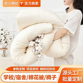 新疆棉花被芯优质纯棉棉被四季通用加厚全棉棉花被子棉絮被褥定制