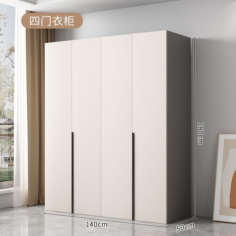 Wardrobe for Home Bedroom Storage Cabinet Rental Room Simple Modern Double-Door Wardrobe Children's Simple Small Apartment Cabinet