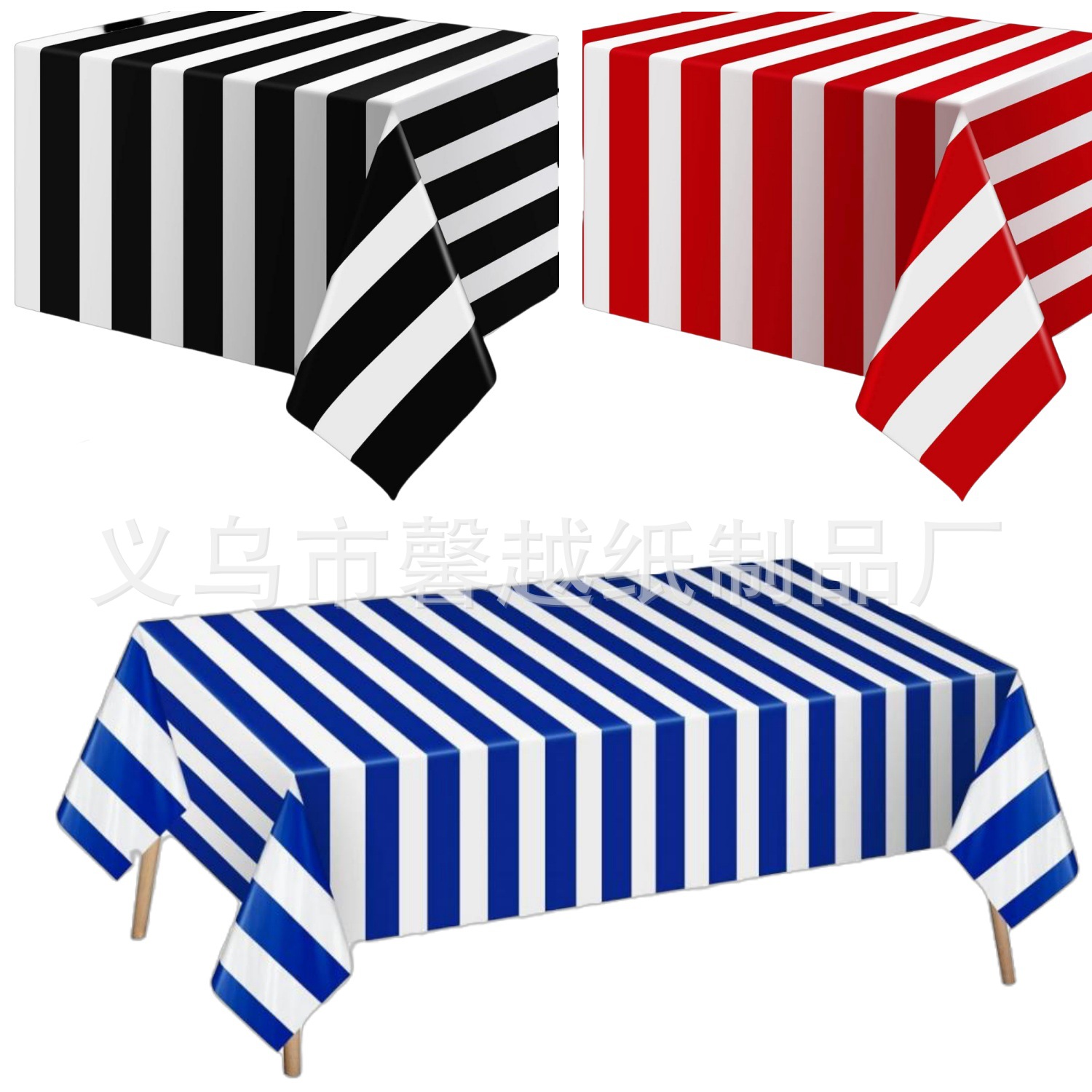 American Flag Stripesd Independence Day Theme Disposable Anti-Pe Tablecloth Tablecloth Holiday Party Party Decoration Supplies