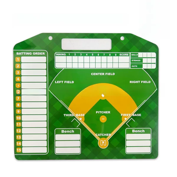 Cross-Border Hot-Selling Baseball Tactical Board Coach Board Wall-Mounted Tactical Board with Magnetic Teaching Board Magnetic Tactical Board