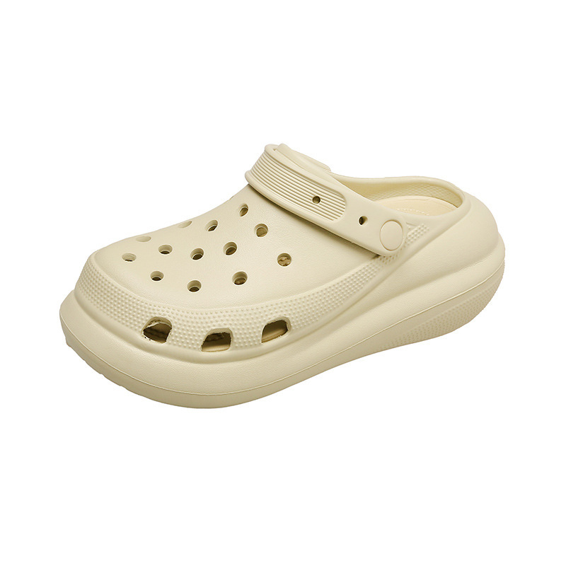 Dongdong zapatos de mujer de verano nuevos zapatos casuales EVA de suela gruesa para usar sandalias de alta altura zapatos de playa zapatillas antideslizantes de suela suave