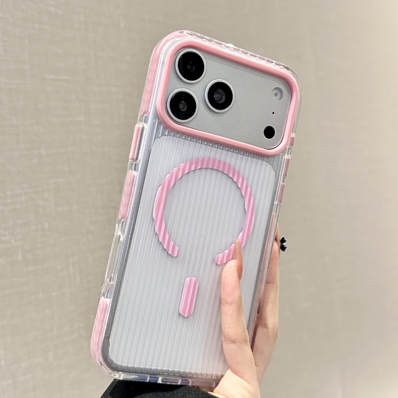Funda Magnética para iPhone 15/16/17/18 Pro de Acrílico con Protección Anti-caídas image 11
