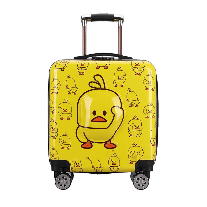 Nuevo cartón de dibujos animados para niños, maletero para hombres y mujeres, maleta libre de envío, caja de contraseña de 18 pulgadas, maleta de embarque de 20 pulgadas