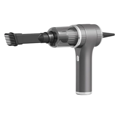 Factory direct supply charging car vacuum cleaner machine multi-purpose silver gray hand-held small car vacuum cleaner (Tozsoranlar) - car-vacuum-cleaner-silver-gray