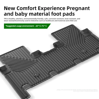 TPE Waterproof Floor: Kia Universal Foot Pad