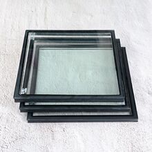 中空钢化玻璃双层Low-E窗子窗户隔音塑钢窗真空隐私lowe工厂外贸