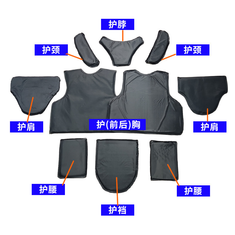 NIJ IIIA Full Protection UD Weftless Cloth Bulletproof Chip PE Soft Bulletproof Plug-in Board Inner Core Bulletproof Vest Liner