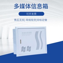 （定制）大號300*400弱電箱 家用暗裝網絡布線配電箱多媒體信息箱