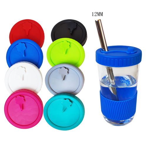 Mason Jar Plastic Large Straw Lid, Mason Jar Sealing Lid, Mason Jar 12MM Hole Lid, Mason Jar Preservation Lid