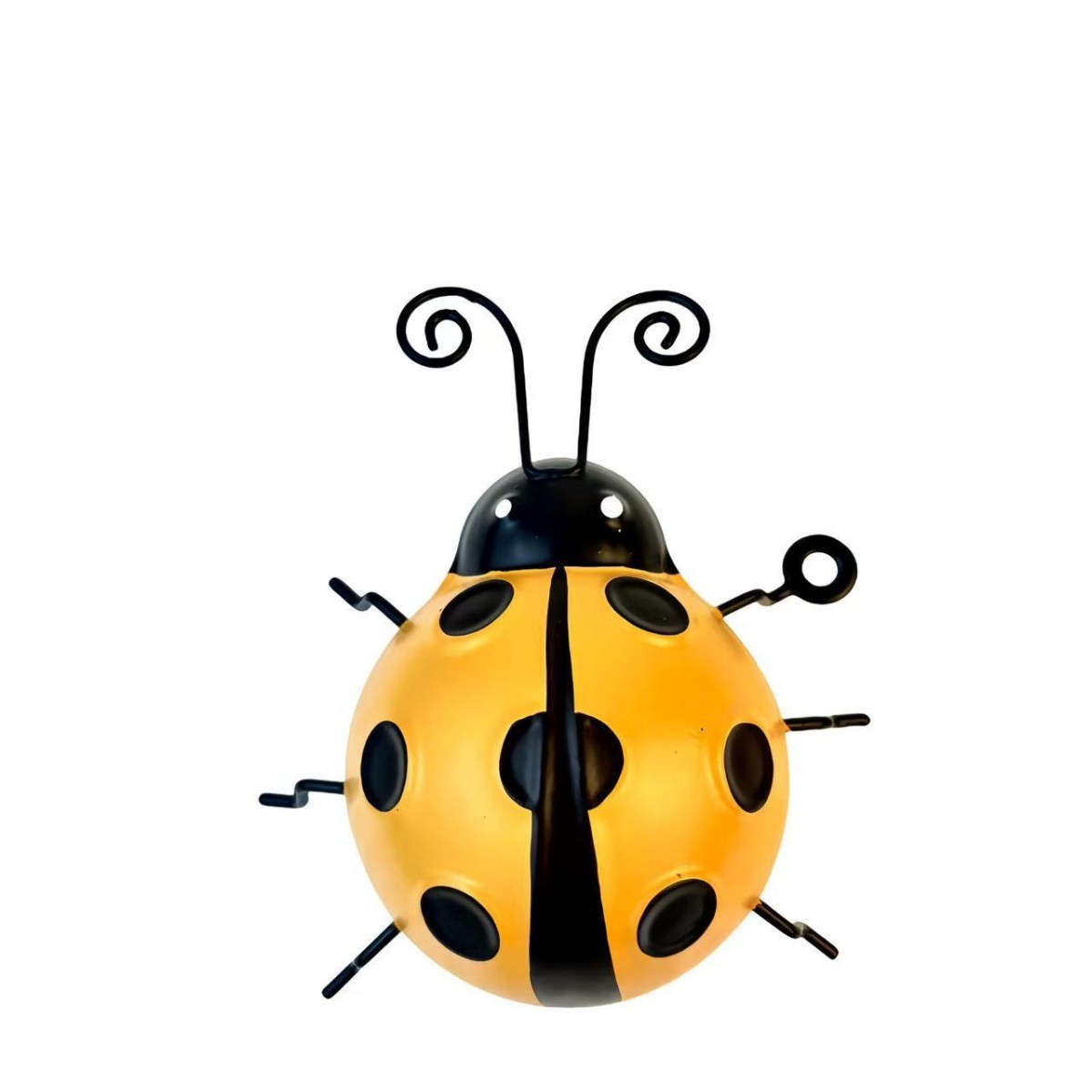 Three-dimensional Iron Ladybug Wall Art Hanging Decoration_voghion.com