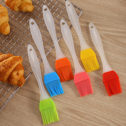 Zibo barbecue manufacturer silicone barbecue brush cooking brush seasoning brush large split oil brush silicone brush