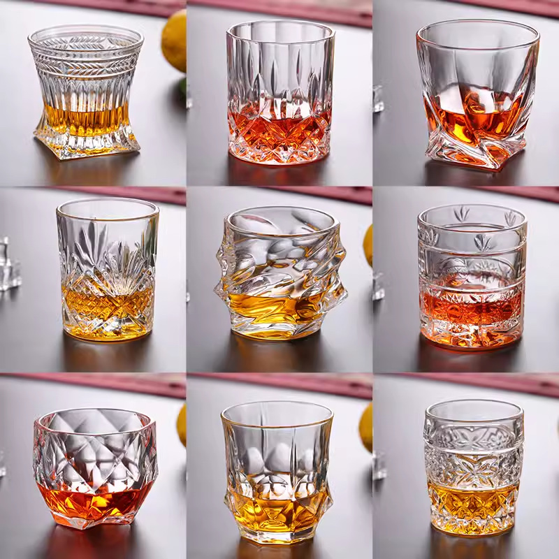 Vaso de whisky de cristal Vaso de brandy Vaso de vino europeo Vaso de cóctel Vaso de bar Vaso de cerveza