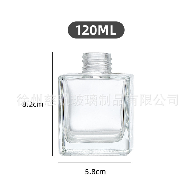木盖香薰瓶空瓶无火藤条香薰瓶卧室香薰挥发棒车载香薰方形六棱|undefined