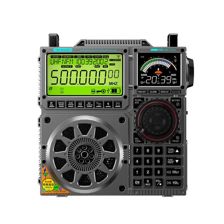 Hanrongda C919 широкополосное радиоустройство с Bluetooth, воспроизведение/запись с TF-карты, управление через приложение, интеллектуальное радарное управление