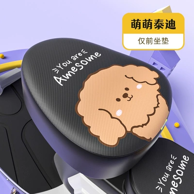 Electric car cushion for All Seasons, Aimaadi Battery - round-head-leather-front-seat-puppy