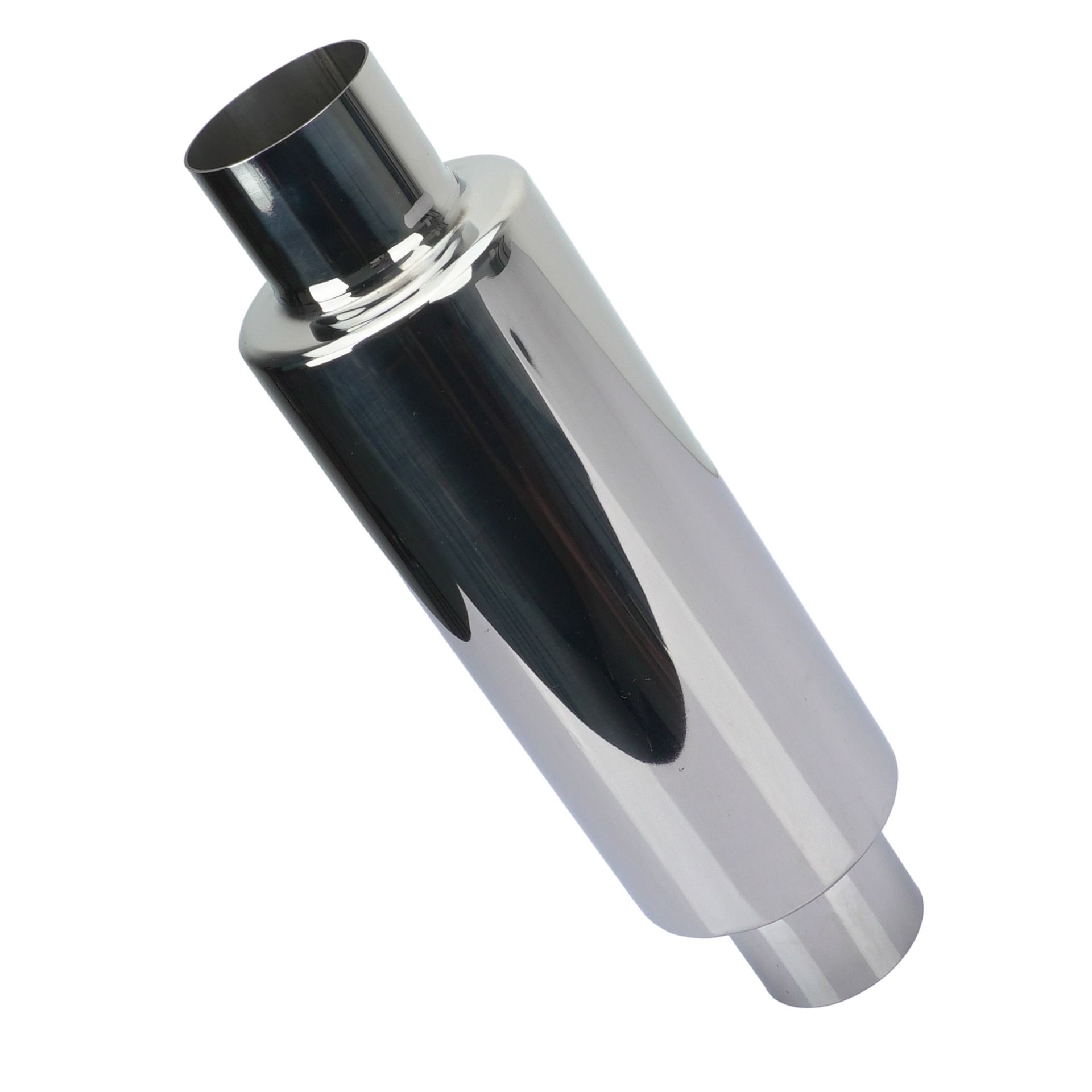 Silencer Direct Exhaust Bright Silver Decorative Silencer Universal Car Stainless Steel Exhaust Pipe Modification Parts Cross-Border