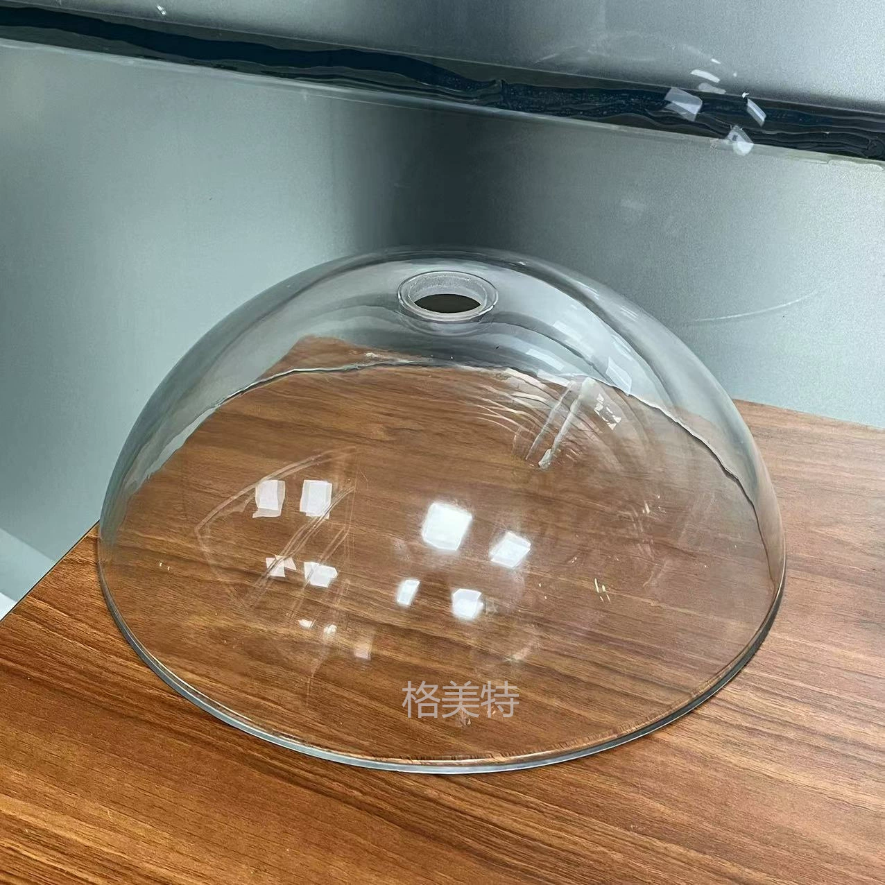 350 диаметр полукруглый стеклянный чехол для парового фондю дымовой чехол HD прозрачный шарик стекло