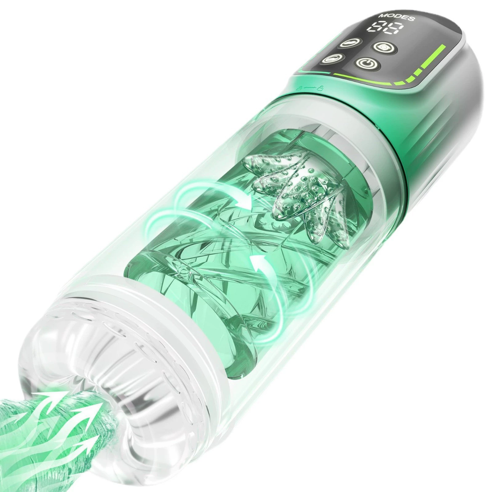 Men's electric telescopic rotating airplane