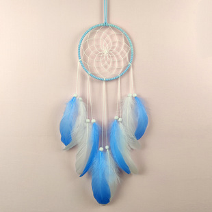 【】Dream Catcher Handwoven Dream Girl Heart Bedroom Room Decoration Pendant E18