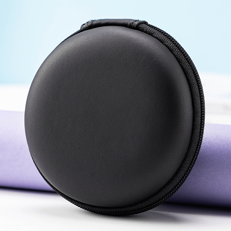 eva Bluetooth headset storage box neutral round earphone bag data cable U disk storage box