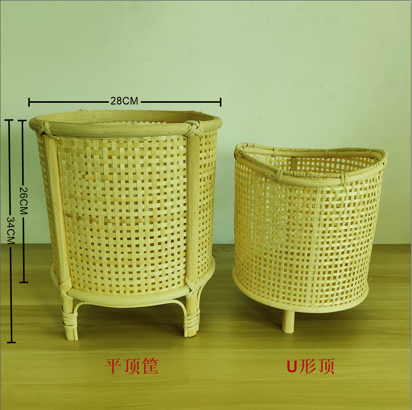Soporte para Maceta de Ratán Hecho a Mano para Plantas de Interior