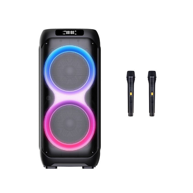 Portable Bluetooth Speaker Outdoor Square Dance Party Home Speaker High Power Dual 10inch Partyspeakers