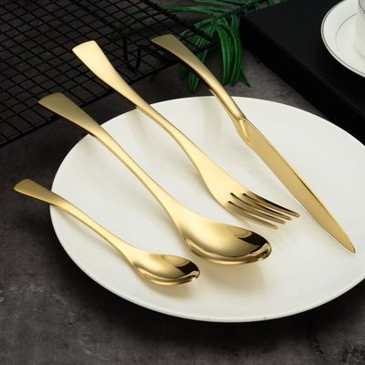 跨境kaya不锈钢勺子镜面不锈钢刀叉勺甜品勺不锈钢餐具牛排套装