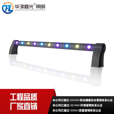 户外防水LED高速路防撞护栏灯 桥梁道路人行道低空照明灯18W偏光