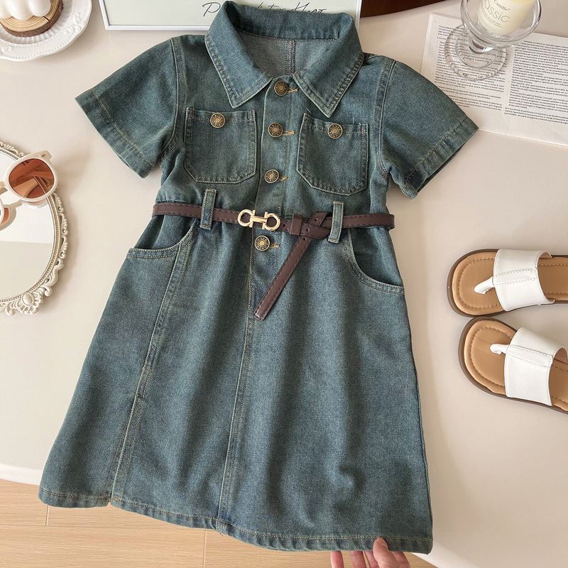 Summer denim skirt