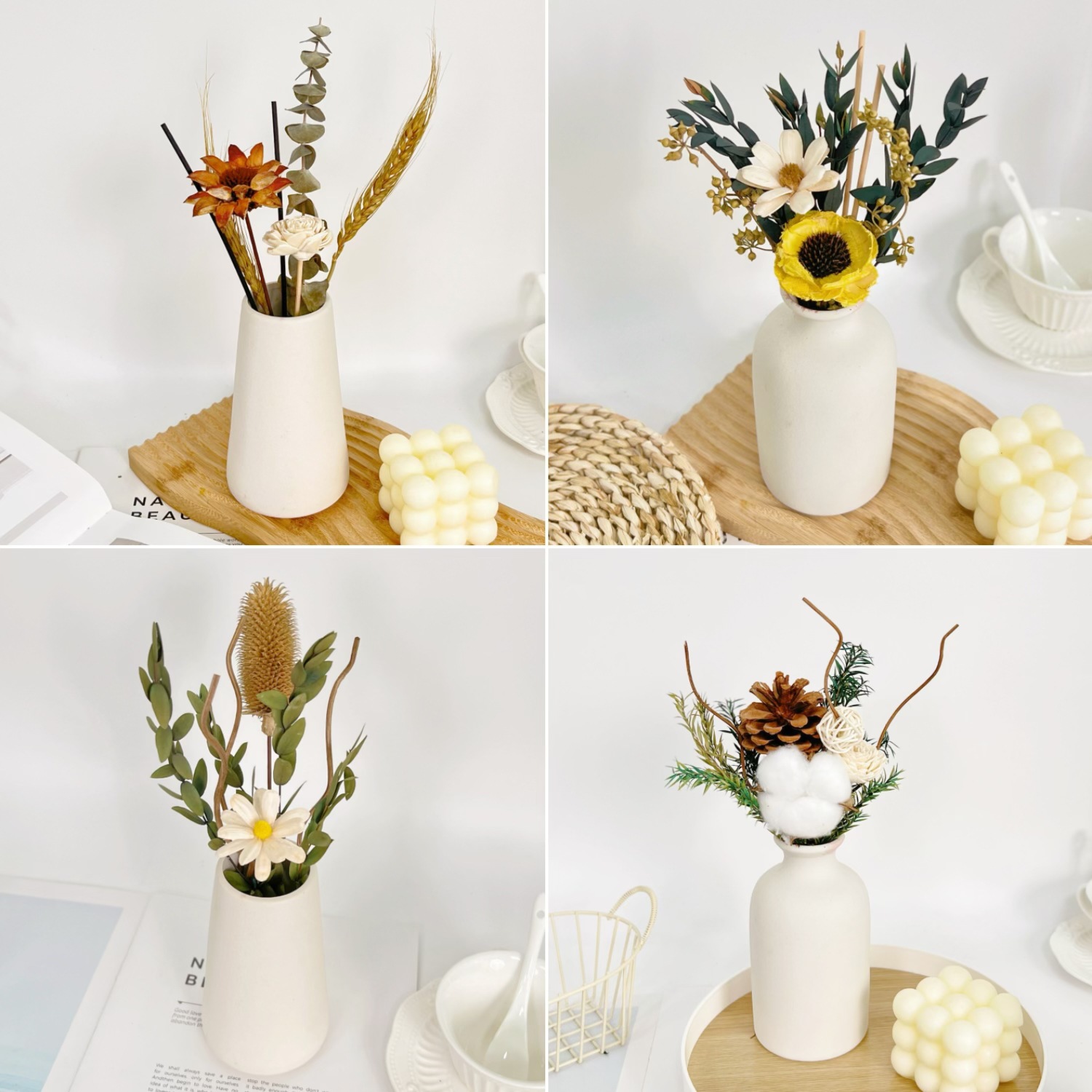 1 Piece Quantity Elegant Romantic Flower Dried Flower Preserved Fresh Flower Artificial Flowers