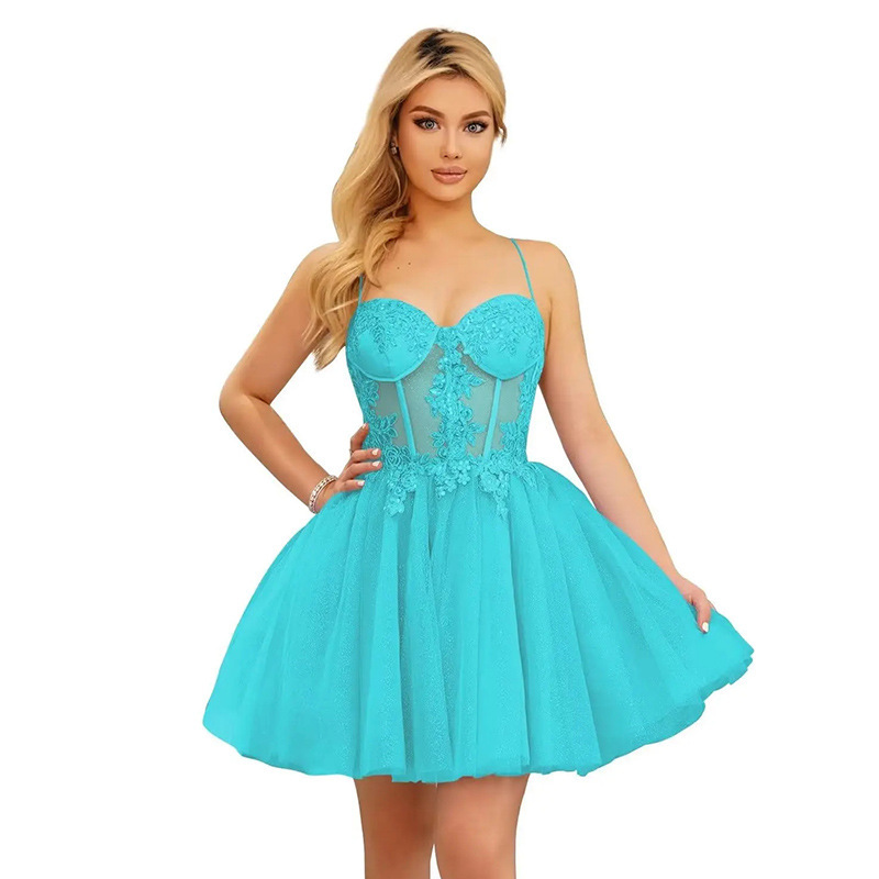 vestido de damas de honor lujoso vestido de fiesta de cumpleaños vestido vestido de cabina vestido de mujer