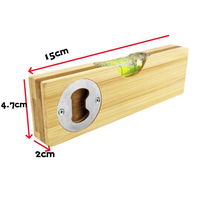 대나무 원형 수준기(15*4.7*2cm)