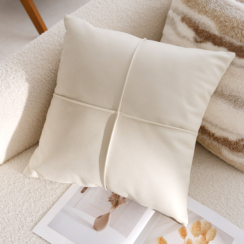Cute de dibujos animados cachorro funda de almohada de tira larga habitación de los niños almohada larga con núcleo original simple cojín de sofá animal