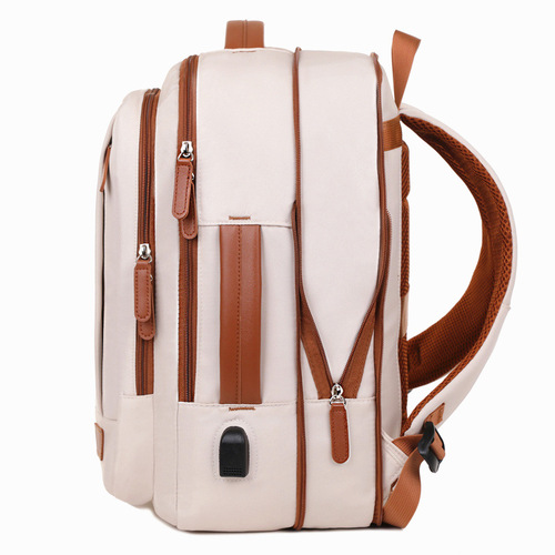 Factory Large Capacity Laptop Bag High-end Niche Dual Shoulder Bag Commute Business Large Capacity Backpack Expandable