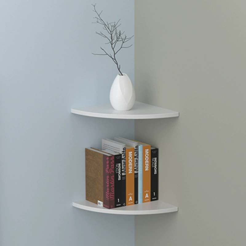 Настенная веерообразная полка для кухонной ванной комнаты, настенная полка для гардероба в спальне, угловая полка для хранения