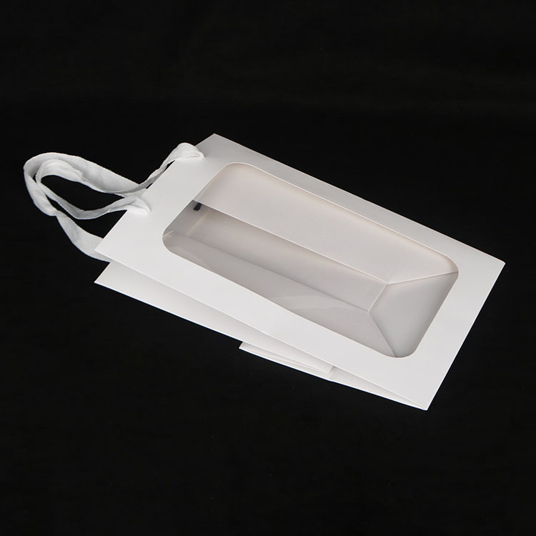 Factory wholesale transparent window bag flower packaging gift bag window gift packaging bag window paper bag