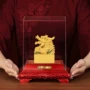 办公书房桌面新款绒沙金
